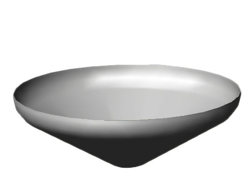 سر مخروطی از فولاد کربن 6mm - 200mm قطر بیرونی