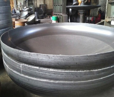 جوش فولاد کربن سر های برقی کلاه بیضوی سطح پایین سر قطر بزرگ