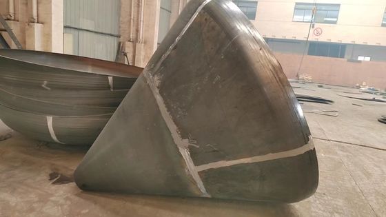 سطح پوشش پولیش شکل مخروط گنبد کناره ای نیمه بیلیپسی با اتصال جوش