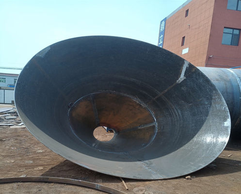 25mm مخروطی سر مخزن دو مرحله ای فولاد لوله کاپ قدرت بالا