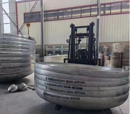 کلاه پای پایپ فولاد ضد زنگ OEM 25mm - 5000mm ابعاد BIS