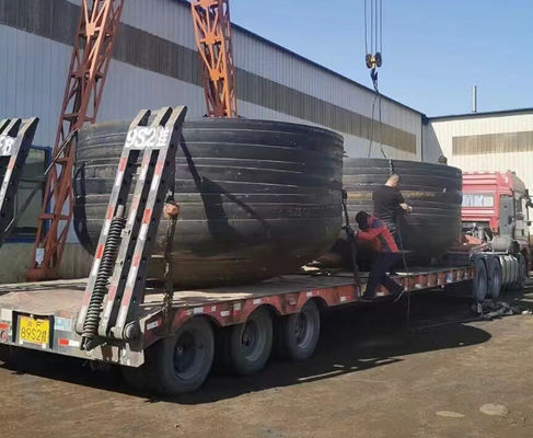 ظرف فشار 6 میلی متر سر بیضوی ASTM A105 کلاه بیضوی