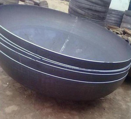 مخزن تانک فولاد کربن سر های بشقاب پایان 500mm قطر 10mm ضخامت