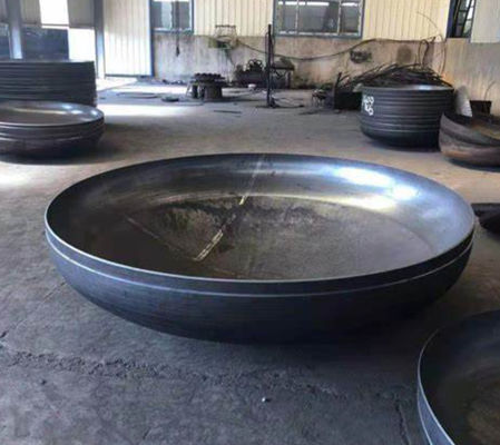 6mm گرم شکل گیری بیضوی سر بشقاب / سطح بشقاب سر فولاد نرم پایان