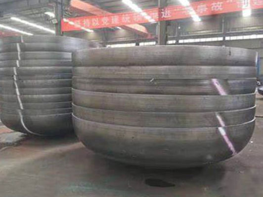جوش فولاد کربن سر های برقی کلاه بیضوی سطح پایین سر قطر بزرگ