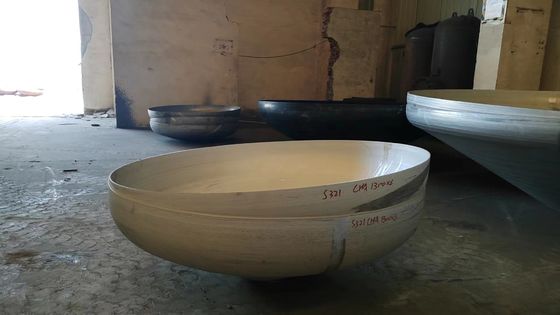 کلاه ظرف فشار ترشی که مطابق با استانداردهای ASME VIII Div. 1 طراحی شده است