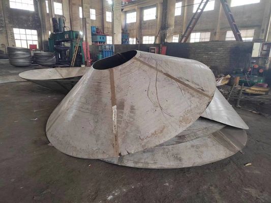 سر بیضوی مقاوم به خوردگی برای درجه حرارت جوش -20 °C - 500 °C